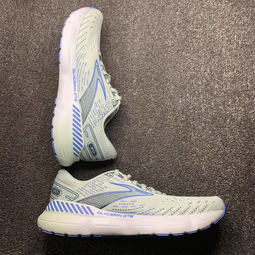 Brooks Glycerin Gts 20 Women's Size 9.5 ‘Blue Glass/marina Blue’ Running Shoes